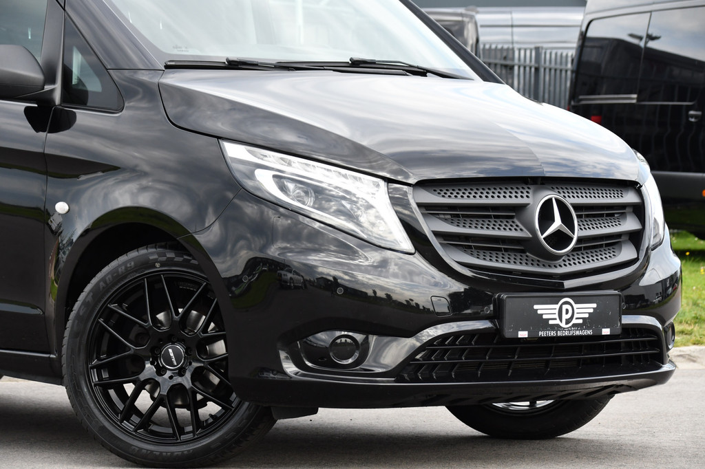 Mercedes-Benz Vito 116 CDI L3 Black Edition Camera, Cruise, Carplay, 164pk, LED, Automaat, Stoelverwarming, Trekhaak, Multimedia, Uniek! 8