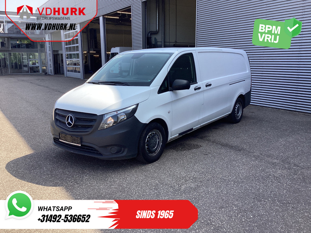 Mercedes-Benz Vito 116 CDI L3 XL EXPORT ONLY 2xSchuifdeur/ Standkachel/ Stoelverw./ Cruise/ Airco/ Trekhaak 8