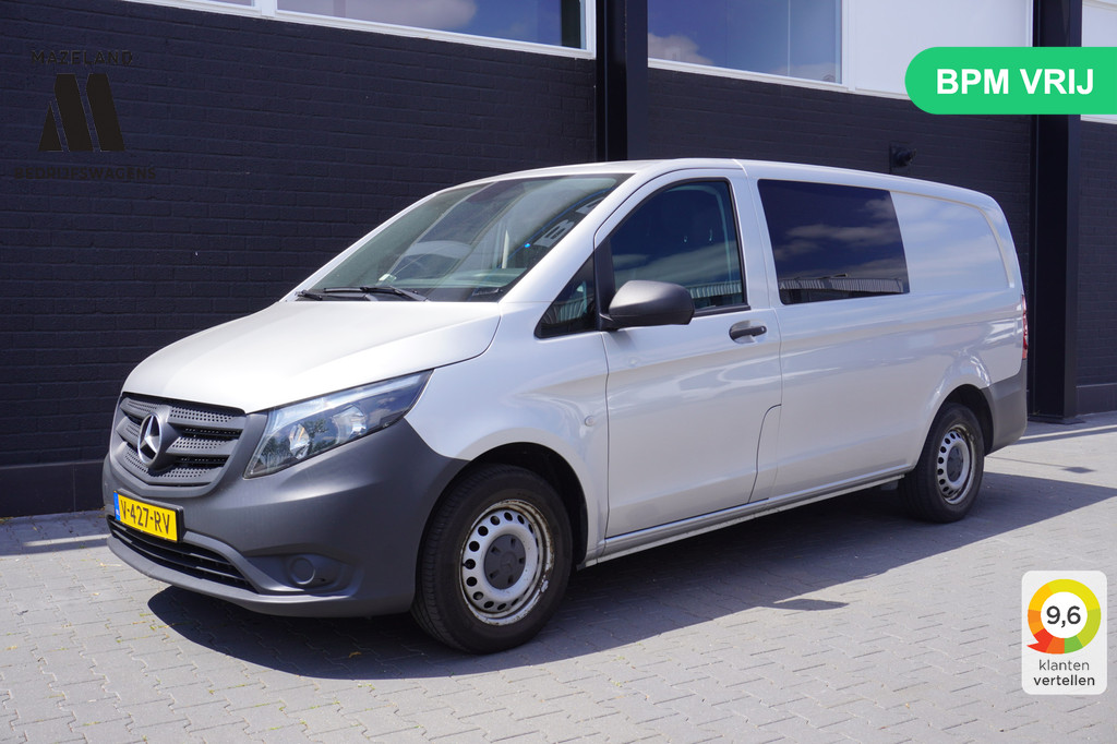Mercedes-Benz Vito 116 CDI Lang Dubbel cabine Automaat EURO 6 - Airco - Cruise - €16.900,- Excl.