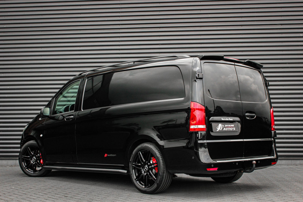 Mercedes-Benz Vito 119CDI 190PK LANG JB-EDITION FULL BLACK / AMG / SPOILER / VERLAGINGSVEREN / NAVIGATIE / SIDE- BARS FULL / NAVI 4