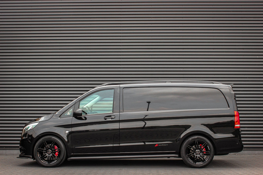 Mercedes-Benz Vito 119CDI 190PK LANG JB-EDITION FULL BLACK / AMG / SPOILER / VERLAGINGSVEREN / NAVIGATIE / SIDE- BARS FULL / NAVI 5