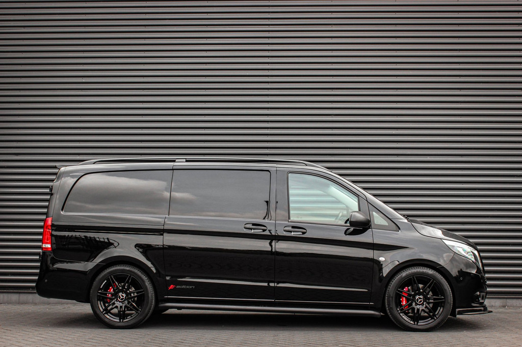 Mercedes-Benz Vito 119CDI 190PK LANG JB-EDITION FULL BLACK / AMG / SPOILER / VERLAGINGSVEREN / NAVIGATIE / SIDE- BARS FULL / NAVI 6
