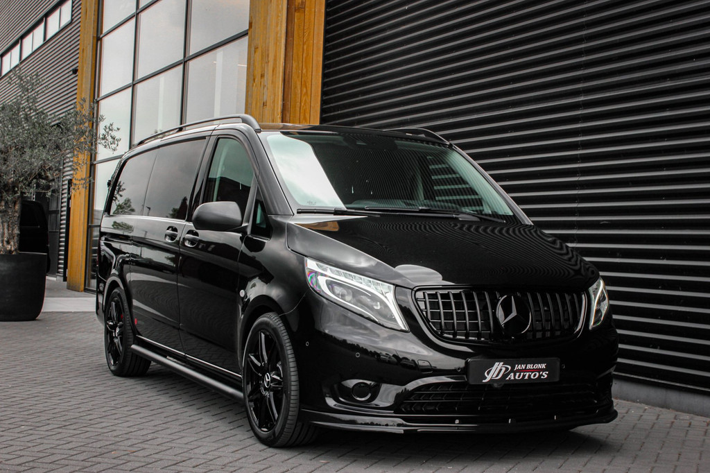 Mercedes-Benz Vito 119CDI 190PK LANG JB-EDITION FULL BLACK / AMG / SPOILER / VERLAGINGSVEREN / NAVIGATIE / SIDE- BARS FULL / NAVI 8