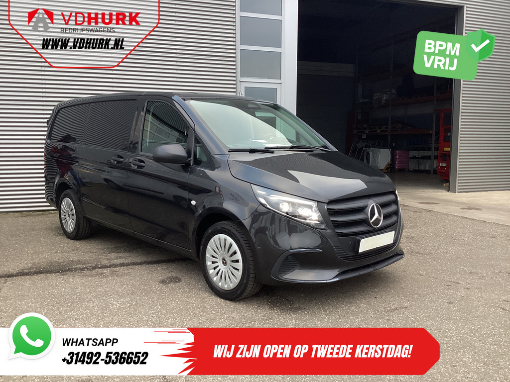 Mercedes-Benz Vito 119 CDI Aut. L2 LED/ 2.5t Trekverm./ 270Gr.Deuren/ Stoelverw./ Carplay/ Camera/ Trekhaak/ Cruise/ PDC/ DAB