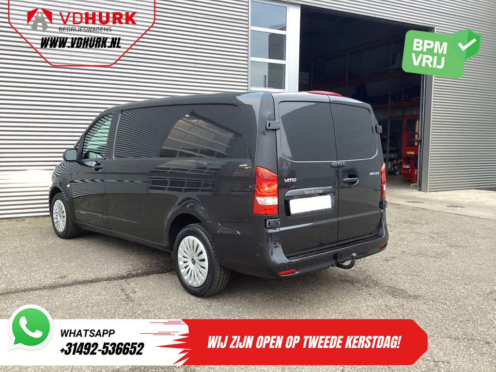 Mercedes-Benz Vito 119 CDI Aut. L2 LED/ 2.5t Trekverm./ 270Gr.Deuren/ Stoelverw./ Carplay/ Camera/ Trekhaak/ Cruise/ PDC/ DAB 2