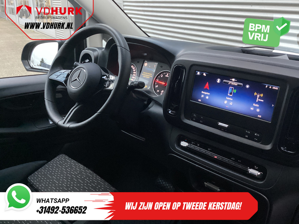 Mercedes-Benz Vito 119 CDI Aut. L2 LED/ 2.5t Trekverm./ 270Gr.Deuren/ Stoelverw./ Carplay/ Camera/ Trekhaak/ Cruise/ PDC/ DAB 3