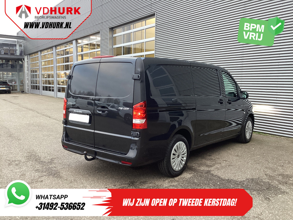Mercedes-Benz Vito 119 CDI Aut. L2 LED/ 2.5t Trekverm./ 270Gr.Deuren/ Stoelverw./ Carplay/ Camera/ Trekhaak/ Cruise/ PDC/ DAB 9