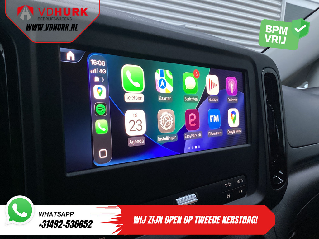 Mercedes-Benz Vito 119 CDI Aut. L3 LED/ 2.5t Trekverm./ 270Gr.Deuren/ Stoelverw./ Carplay/ Camera/ Trekhaak/ Cruise/ PDC/ DAB 16