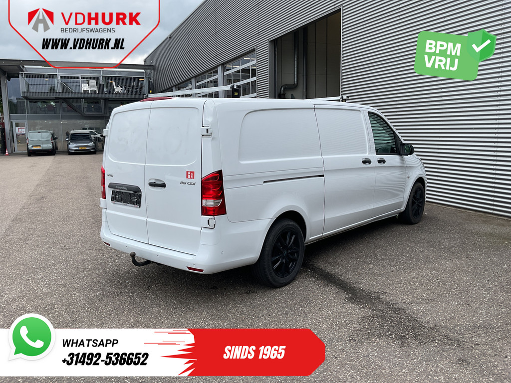 Mercedes-Benz Vito 119 CDI Aut. L3 LED/ Carplay/ Stoelverw./ Standkachel/ Navi/ Cruise/ Camera/ Airco/ 17?LMV/ PDC/ Dakdragers/ Trekhaak 10