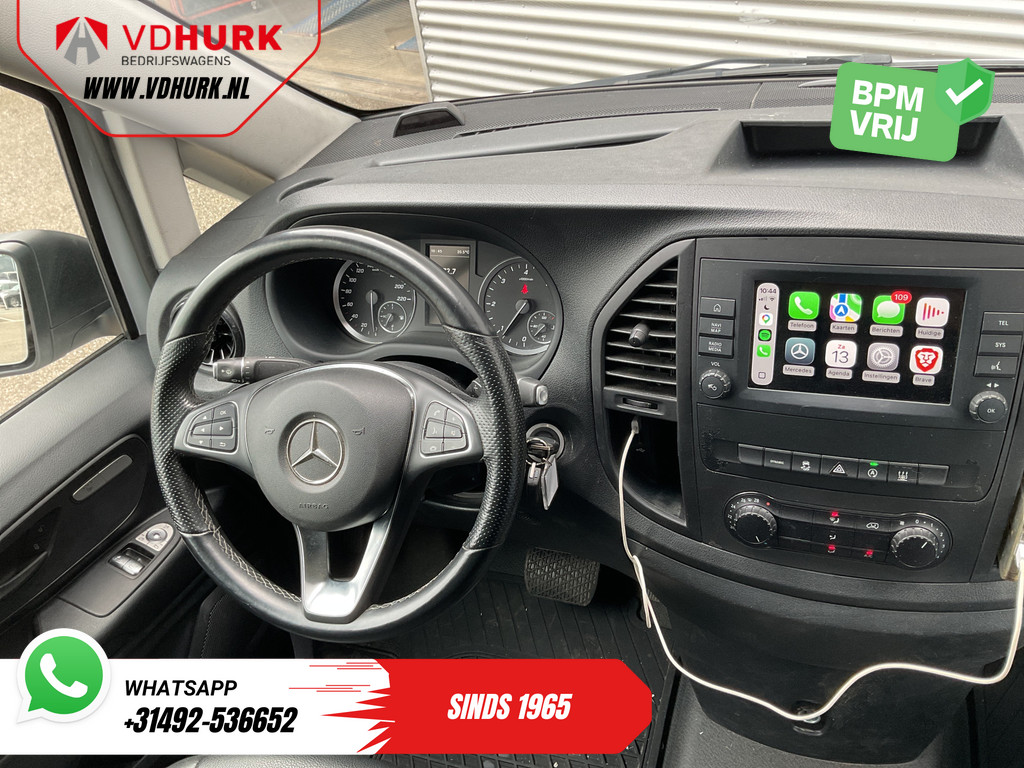 Mercedes-Benz Vito 119 CDI Aut. L3 LED/ Carplay/ Stoelverw./ Standkachel/ Navi/ Cruise/ Camera/ Airco/ 17?LMV/ PDC/ Dakdragers/ Trekhaak 13