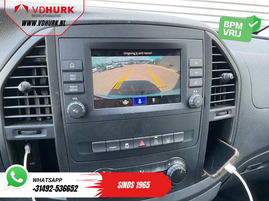 Mercedes-Benz Vito 119 CDI Aut. L3 LED/ Carplay/ Stoelverw./ Standkachel/ Navi/ Cruise/ Camera/ Airco/ 17?LMV/ PDC/ Dakdragers/ Trekhaak 16