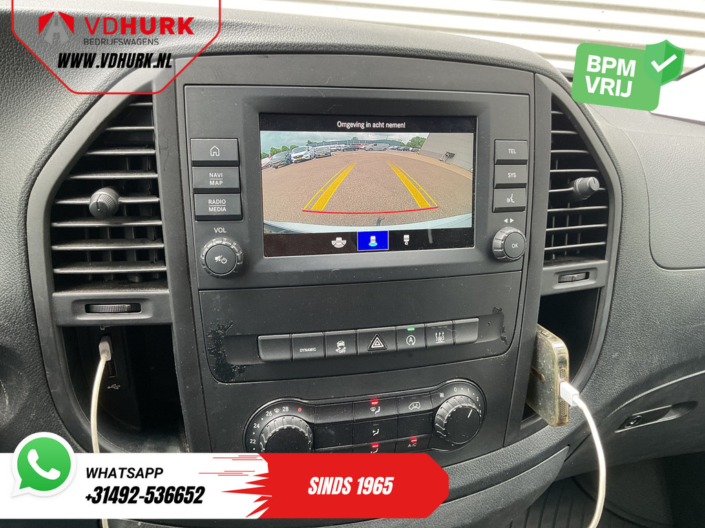 Mercedes-Benz Vito 119 CDI Aut. L3 LED/ Carplay/ Stoelverw./ Standkachel/ Navi/ Cruise/ Camera/ Airco/ 17?LMV/ PDC/ Dakdragers/ Trekhaak 18