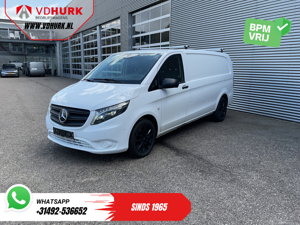 Mercedes-Benz Vito 119 CDI Aut. L3 LED/ Carplay/ Stoelverw./ Standkachel/ Navi/ Cruise/ Camera/ Airco/ 17?LMV/ PDC/ Dakdragers/ Trekhaak 9
