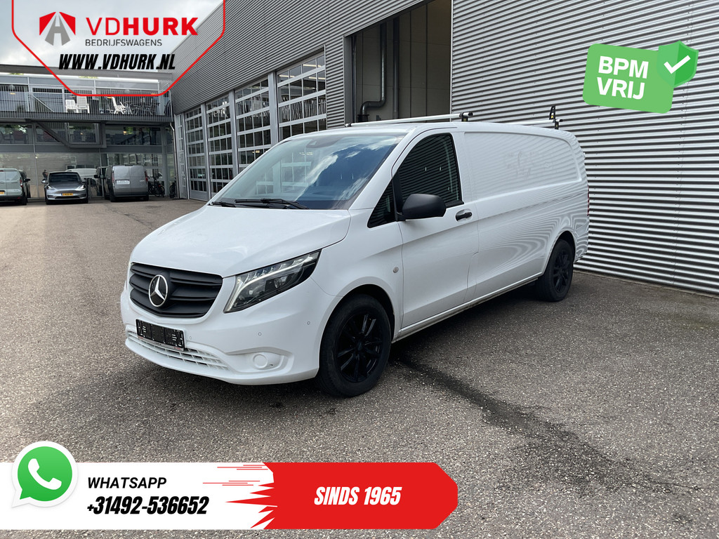Mercedes-Benz Vito 119 CDI Aut. L3 LED/ Carplay/ Stoelverw./ Standkachel/ Navi/ Cruise/ Camera/ Airco/ 17?LMV/ PDC/ Dakdragers/ Trekhaak 9