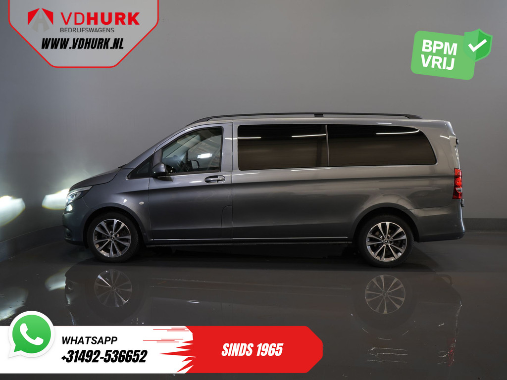 Mercedes-Benz Vito 119 CDI Aut. XL L3 DC Dubbel Cabine/ LED/ 2.5t Trekverm./ Alarm III/ Stoelverw./ Carplay/ Navi/ Camera/ Climate/ Cruise/ PDC/ 18?LMV/ Trekhaak 10