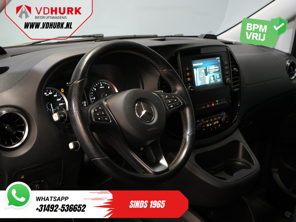 Mercedes-Benz Vito 119 CDI Aut. XL L3 DC Dubbel Cabine/ LED/ 2.5t Trekverm./ Alarm III/ Stoelverw./ Carplay/ Navi/ Camera/ Climate/ Cruise/ PDC/ 18?LMV/ Trekhaak 14