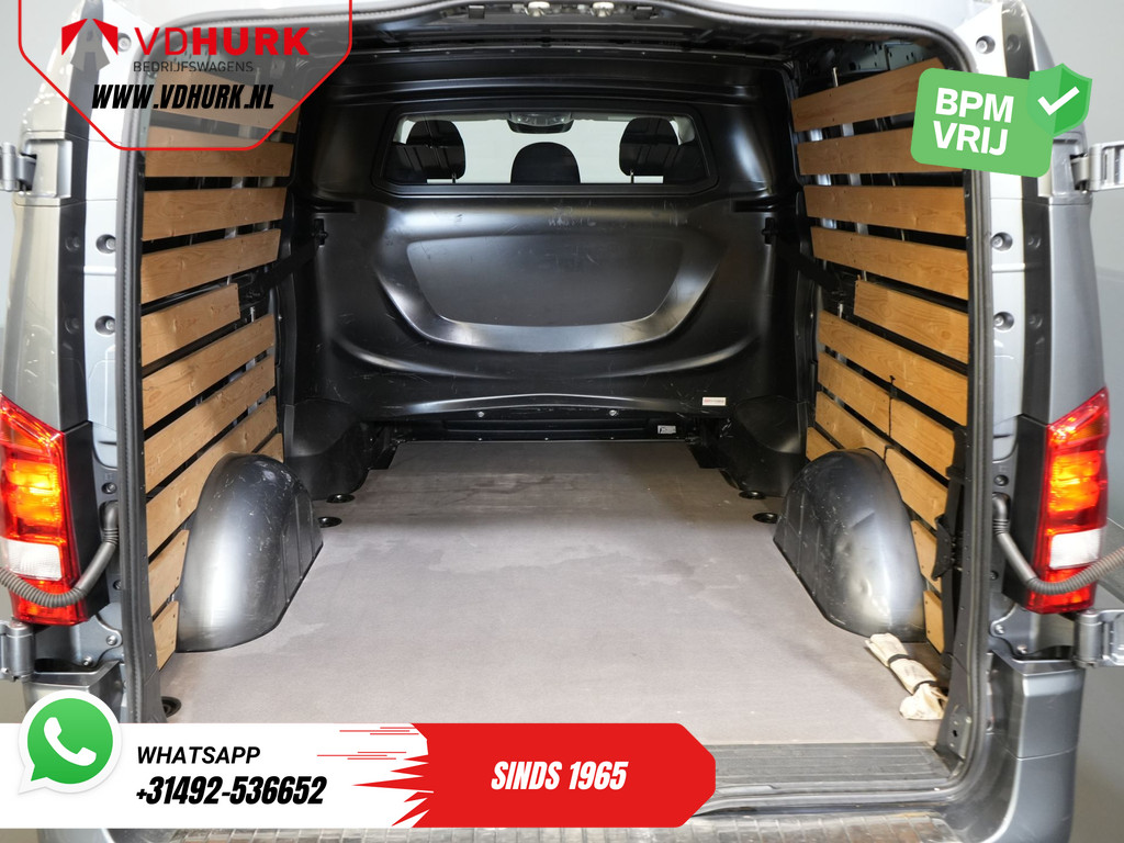 Mercedes-Benz Vito 119 CDI Aut. XL L3 DC Dubbel Cabine/ LED/ 2.5t Trekverm./ Alarm III/ Stoelverw./ Carplay/ Navi/ Camera/ Climate/ Cruise/ PDC/ 18?LMV/ Trekhaak 15