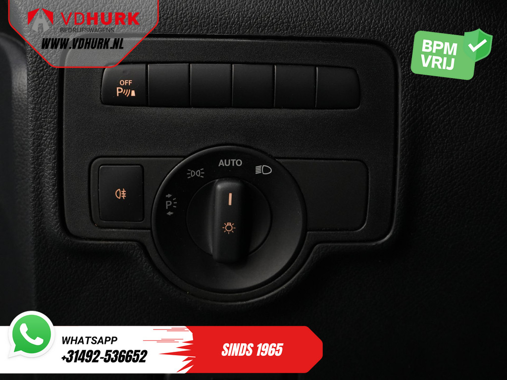 Mercedes-Benz Vito 119 CDI Aut. XL L3 DC Dubbel Cabine/ LED/ 2.5t Trekverm./ Alarm III/ Stoelverw./ Carplay/ Navi/ Camera/ Climate/ Cruise/ PDC/ 18?LMV/ Trekhaak 18