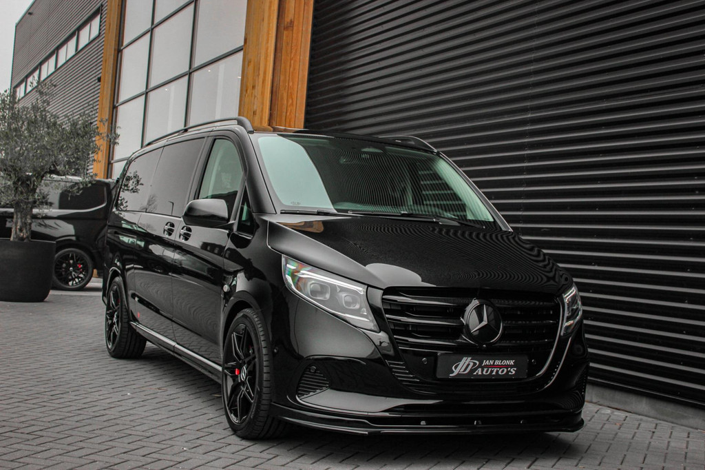 Mercedes-Benz Vito 119 CDI L3 SPORT DUBBEL CABINE / DC / BPM VRIJ / FULL BLACK / 2X SCHUIFDEUREN / AMG / VERLAAGD / APPLE CARPLAY 11