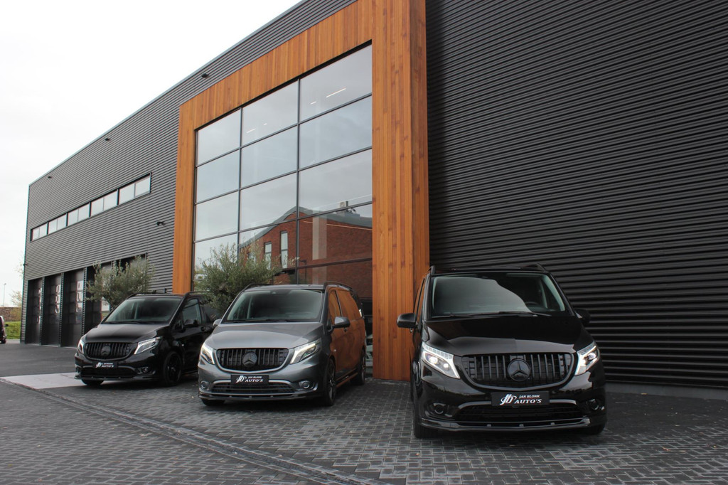 Mercedes-Benz Vito 119 CDI L3 SPORT DUBBEL CABINE / DC / BPM VRIJ / FULL BLACK / 2X SCHUIFDEUREN / AMG / VERLAAGD / APPLE CARPLAY 11
