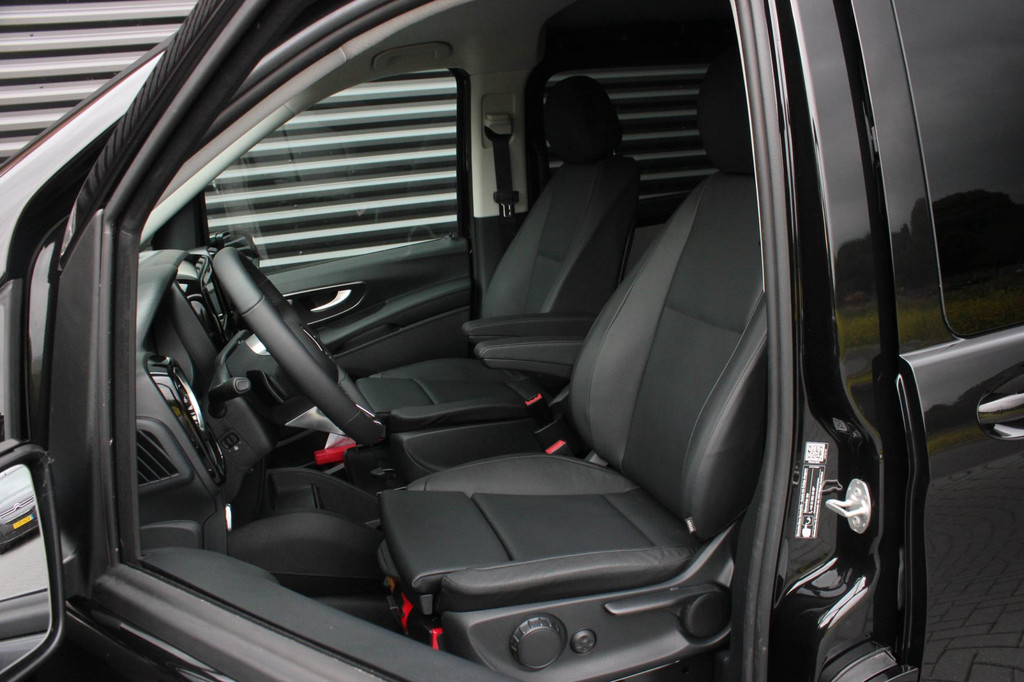 Mercedes-Benz Vito 119 CDI L3 SPORT DUBBEL CABINE / DC / BPM VRIJ / FULL BLACK / 2X SCHUIFDEUREN / AMG / VERLAAGD / APPLE CARPLAY 13