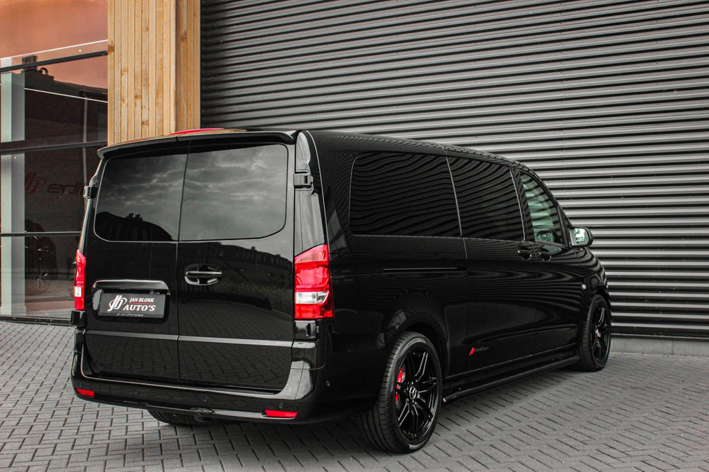 Mercedes-Benz Vito 119 CDI L3 SPORT DUBBEL CABINE / DC / BPM VRIJ / FULL BLACK / 2X SCHUIFDEUREN / AMG / VERLAAGD / APPLE CARPLAY 9