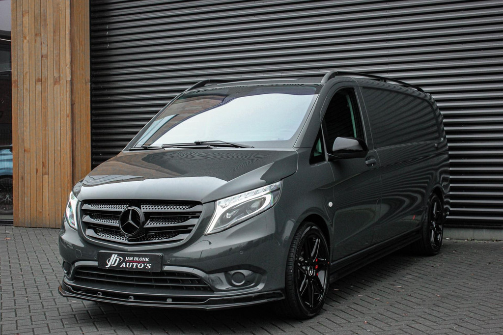 Mercedes-Benz Vito 190PK LANG JB- EDITION FULL BLACK / AMG / SPOILER / VERLAGINGSVEREN / NAVIGATIE / SIDE- BARS / FULL / NAVIGATIE 8