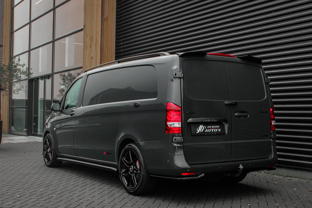Mercedes-Benz Vito 190PK LANG JB- EDITION FULL BLACK / AMG / SPOILER / VERLAGINGSVEREN / NAVIGATIE / SIDE- BARS / FULL / NAVIGATIE 9