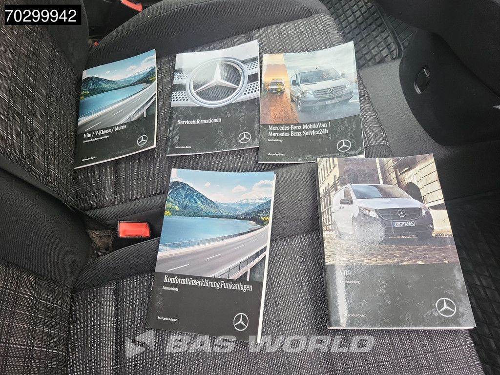 Mercedes-Benz Vito 110 Dubbele Schuifdeur L3H1 LED Airco Cruise Camera Parkeersensoren Euro6 L3 Long Airco Cruise control 19