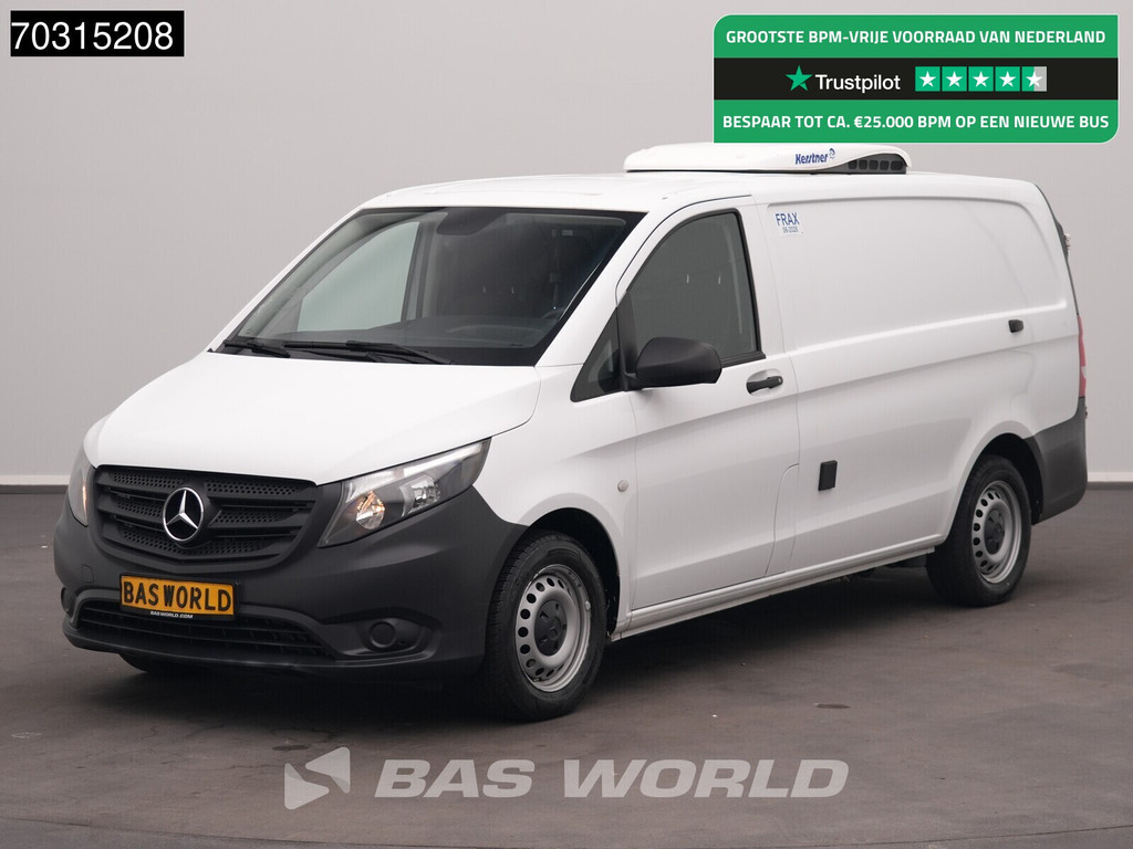 Mercedes-Benz Vito 116 Automaat Kerstner Koelwagen L2H1 Airco Cruise Camera Euro6 Koel Koeler Kühl Kühler Kühlwagen Kühlkasten Airco Cruise control