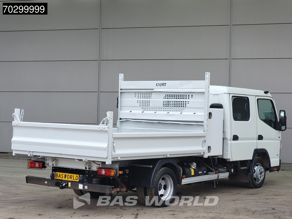Mitsubishi Canter 3C15 3.0L Kipper met Kist Dubbel Cabine Dubbellucht 3,5t Trekhaak 150PK Airco Euro6 Tipper Benne Kieper Airco Trekhaak 7