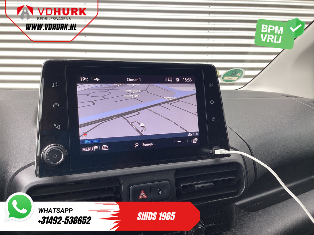 Opel Combo 1.5 CDTI 130 pk Aut. L2 BPM VRIJ! NL Auto/ Navi/ Keyless/ Carplay/ PDC/ Cruise/ Airco/ Trekhaak 15