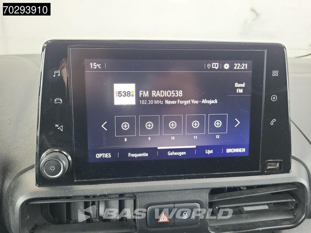 Opel Combo-e 50kWh 273KM WLTP Elektrisch L1H1 Navi Airco Cruise PDC 3m3 Airco Cruise control 15