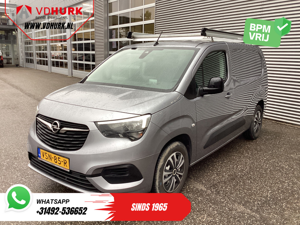 Opel Combo-e L2 50 kWh 135 pk 315km WLTP BPM VRIJ! Snellader/ Carplay/ Climate/ Imperiaal/ Cruise/ Head-up/ Stoel+Stuurverw./ Trekhaak 8