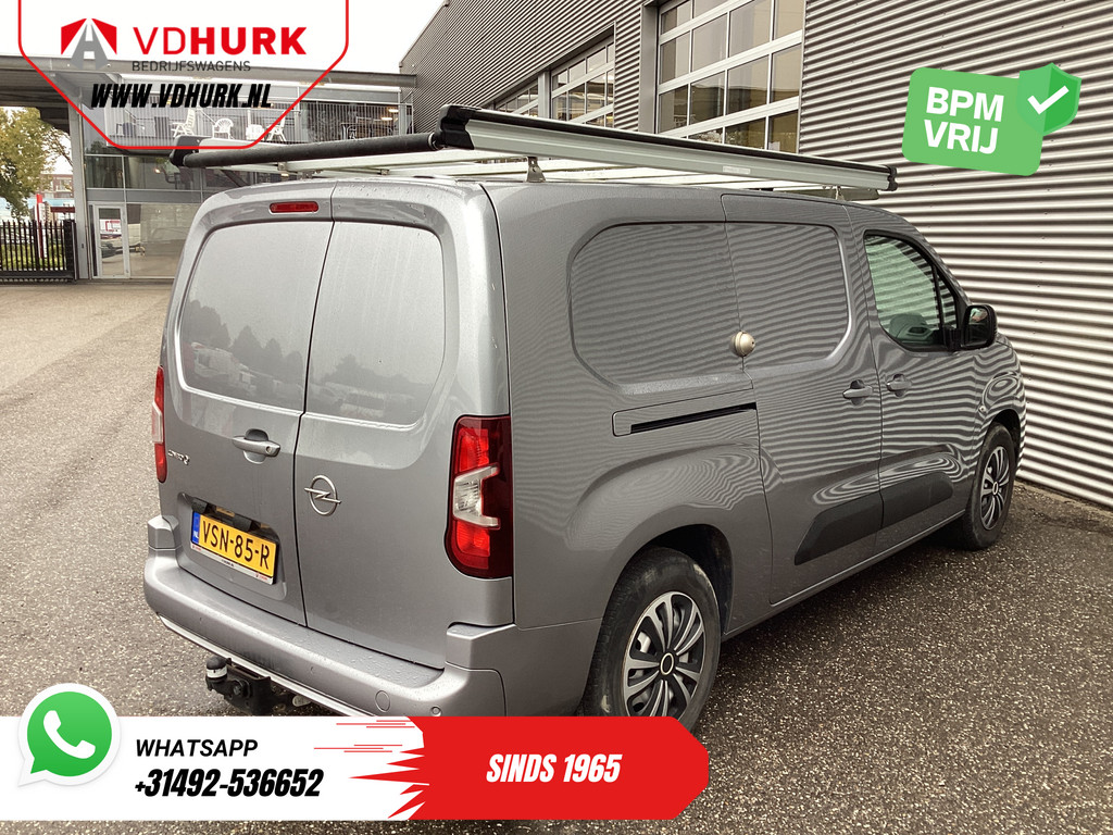 Opel Combo-e L2 50 kWh 135 pk 315km WLTP BPM VRIJ! Snellader/ Carplay/ Climate/ Imperiaal/ Cruise/ Head-up/ Stoel+Stuurverw./ Trekhaak 9