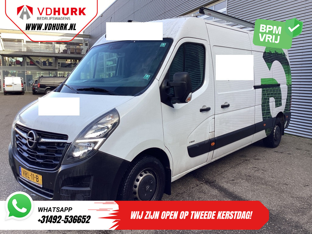 Opel Movano 2.3 CDTI 135 pk L3H2 2x Schuifdeur/ Imperiaal + Ladder/ Inrichting/ PDC/ Trekhaak/ Radio 8