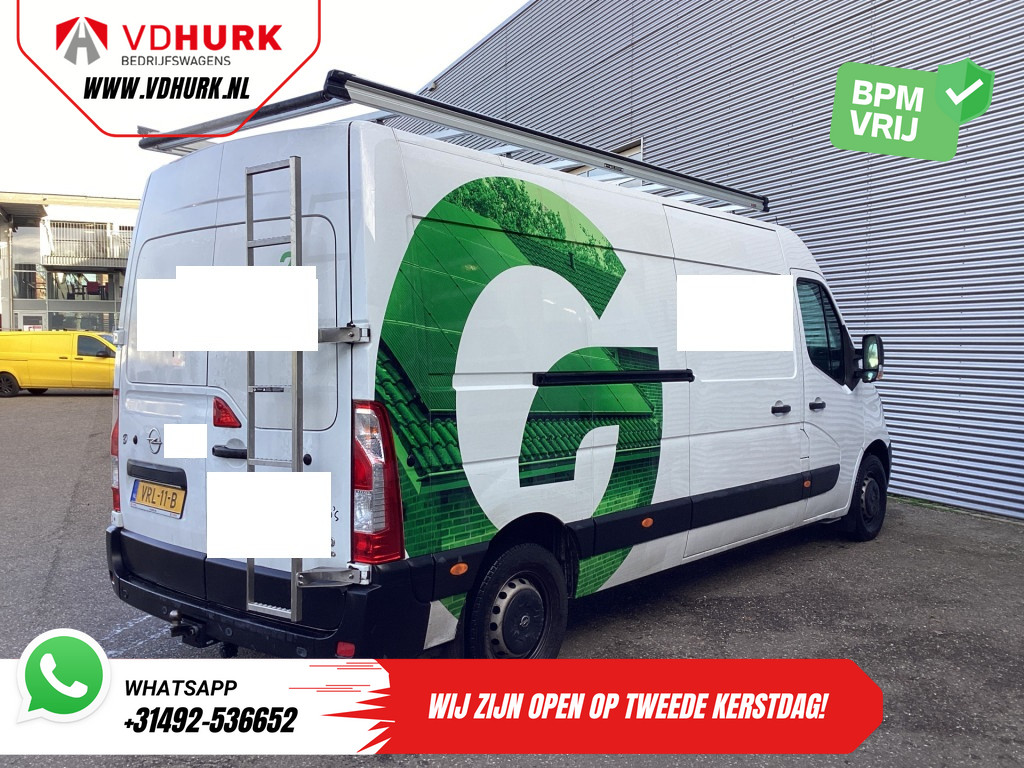 Opel Movano 2.3 CDTI 135 pk L3H2 2x Schuifdeur/ Imperiaal + Ladder/ Inrichting/ PDC/ Trekhaak/ Radio 9