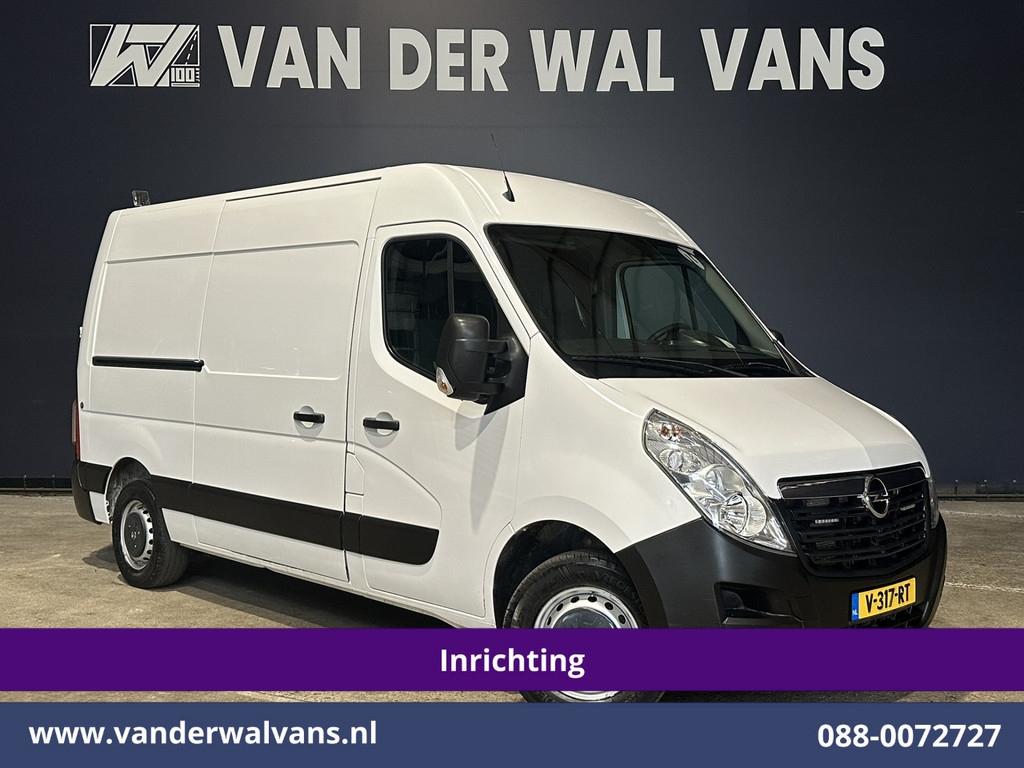 Opel Movano 2.3 CDTI 146pk L2H2 inrichting Euro6 Airco | Camera | Navigatie | Cruiscontrol 2500kg Trekhaak, Bijrijdersbank, Parkeersensoren