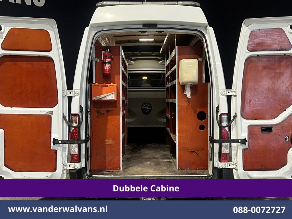 Opel Movano 2.3 CDTI 146pk L3H3 Dubbele Cabine Inrichting Euro6 Airco | 5-Zits | 2500kg Trekhaak Parkeersensoren, Cruisecontrol 10