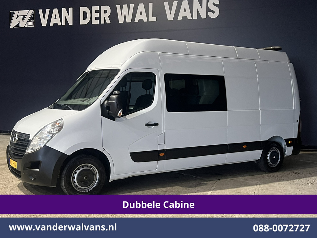 Opel Movano 2.3 CDTI 146pk L3H3 Dubbele Cabine Inrichting Euro6 Airco | 5-Zits | 2500kg Trekhaak Parkeersensoren, Cruisecontrol 7