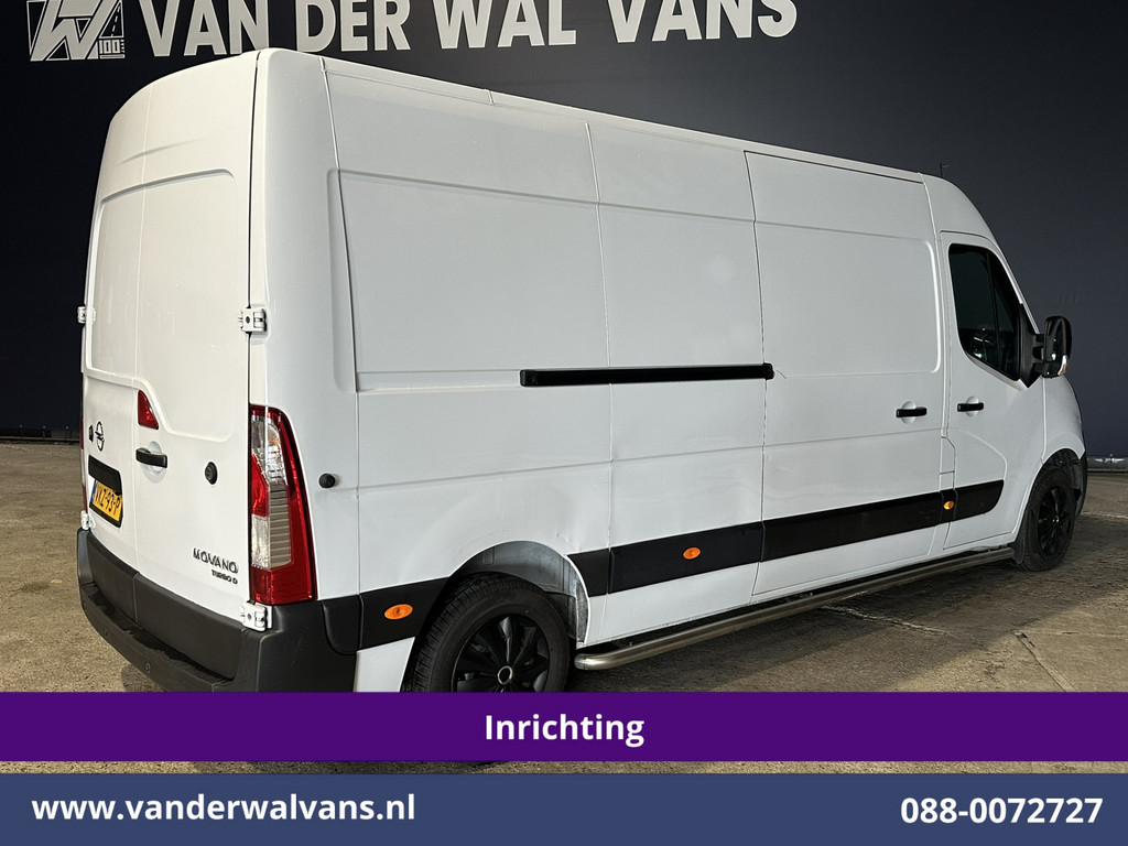 Opel Movano 2.3 Turbo 136pk L3H2 Post NL inrichting Euro6 Airco | Camera | Cruisecontrol Sidebars, Parkeersensoren 10