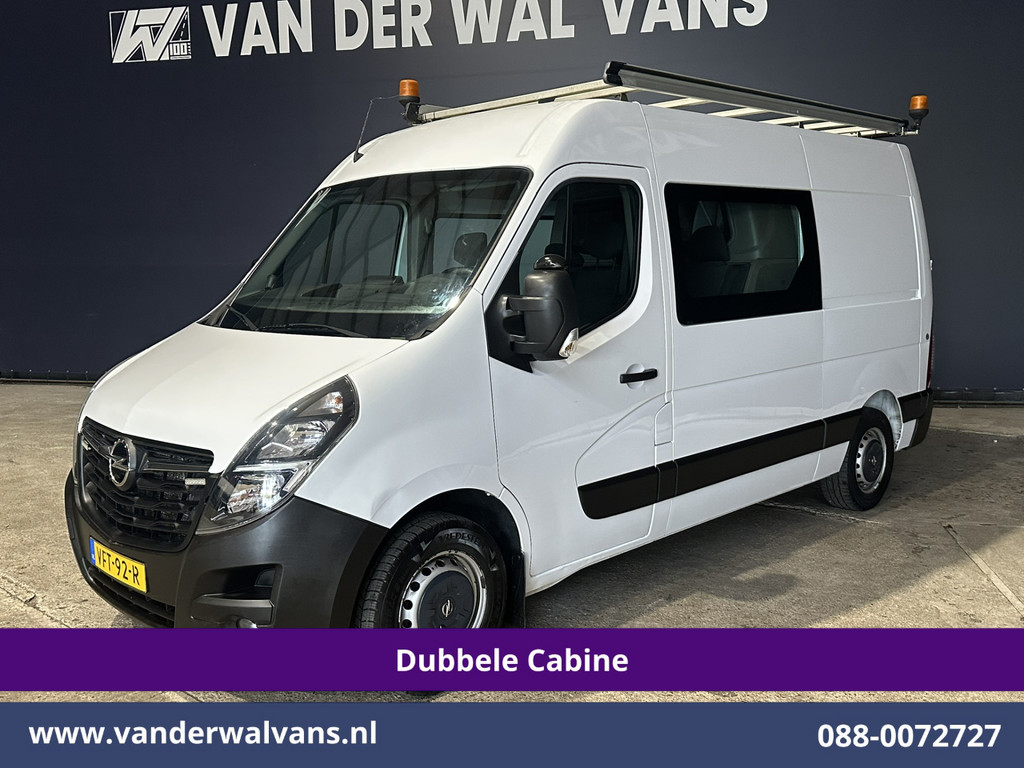 Opel Movano 2.3 Turbo 150pk L2H2 Dubbele Cabine Inrichting Euro6 Airco | Imperiaal | 2500kg Trekhaak | Camera | Navigatie 5-Zits, LED, Cruisecontrol, Parkeersensoren 10