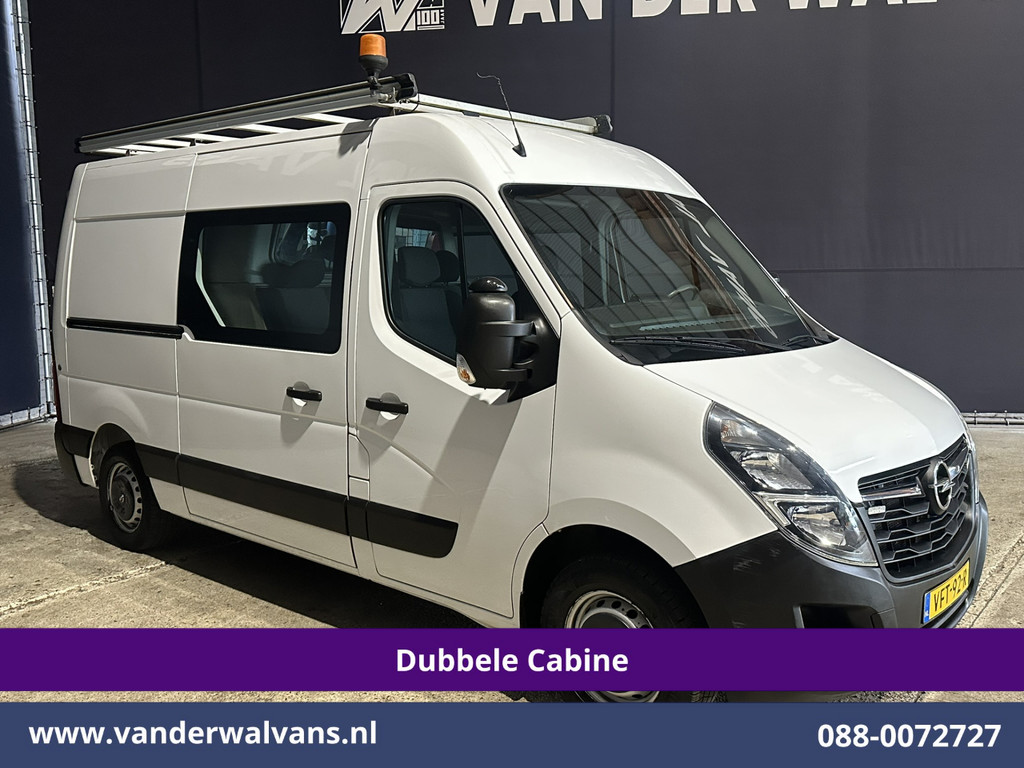 Opel Movano 2.3 Turbo 150pk L2H2 Dubbele Cabine Inrichting Euro6 Airco | Imperiaal | 2500kg Trekhaak | Camera | Navigatie 5-Zits, LED, Cruisecontrol, Parkeersensoren 11