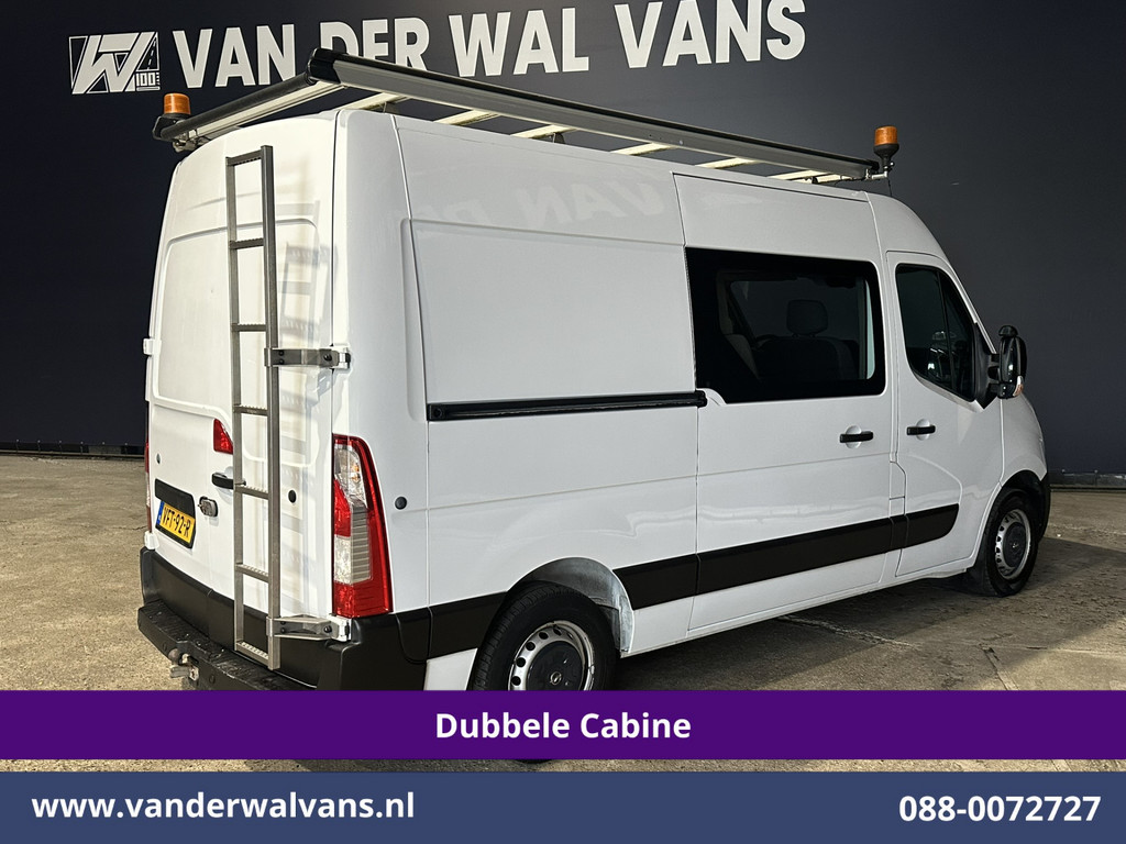 Opel Movano 2.3 Turbo 150pk L2H2 Dubbele Cabine Inrichting Euro6 Airco | Imperiaal | 2500kg Trekhaak | Camera | Navigatie 5-Zits, LED, Cruisecontrol, Parkeersensoren 13