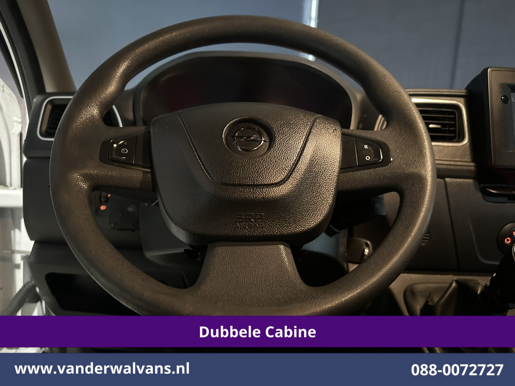 Opel Movano 2.3 Turbo 150pk L2H2 Dubbele Cabine Inrichting Euro6 Airco | Imperiaal | 2500kg Trekhaak | Camera | Navigatie 5-Zits, LED, Cruisecontrol, Parkeersensoren 18