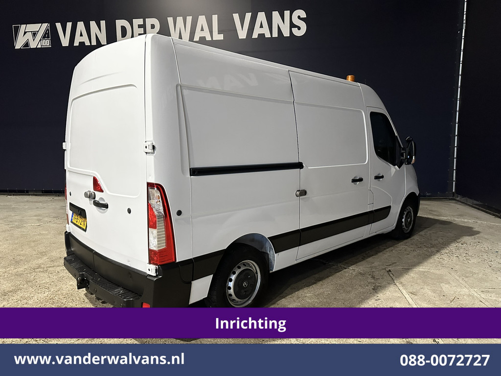 Opel Movano 2.3 Turbo 150pk L2H2 Inrichting Euro6 Airco | Navigatie | LED | Cruisecontrol | 2500kg Trekhaak Parkeersensoren, Bijrijdersbank 11