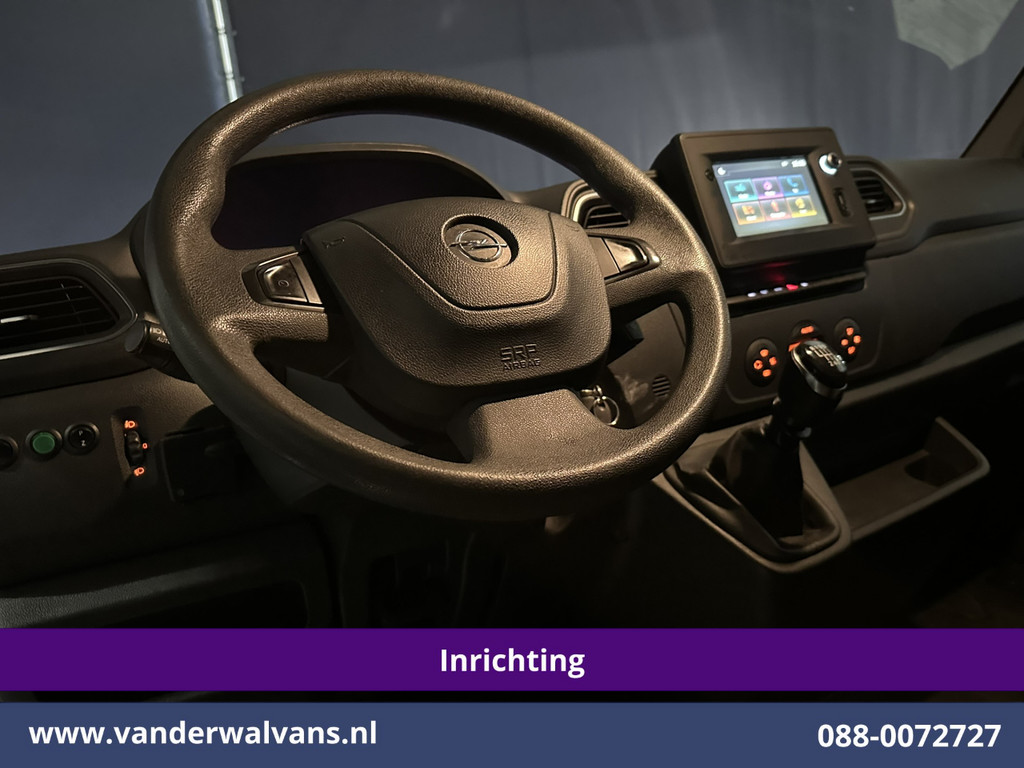 Opel Movano 2.3 Turbo 150pk L2H2 Inrichting Euro6 Airco | Navigatie | LED | Cruisecontrol | 2500kg Trekhaak Parkeersensoren, Bijrijdersbank 15