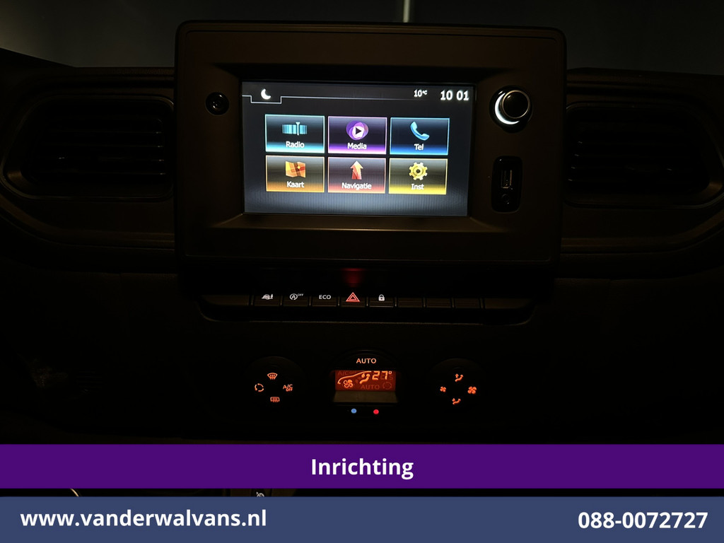 Opel Movano 2.3 Turbo 150pk L2H2 Inrichting Euro6 Airco | Navigatie | LED | Cruisecontrol | 2500kg Trekhaak Parkeersensoren, Bijrijdersbank 17