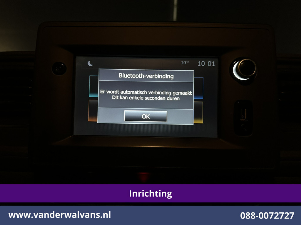 Opel Movano 2.3 Turbo 150pk L2H2 Inrichting Euro6 Airco | Navigatie | LED | Cruisecontrol | 2500kg Trekhaak Parkeersensoren, Bijrijdersbank 18