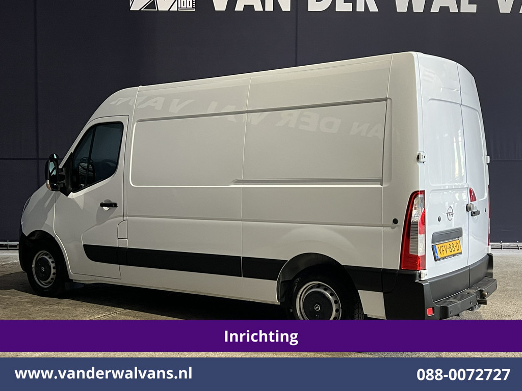 Opel Movano 2.3 Turbo 150pk L2H2 Inrichting Euro6 Airco | Omvormer | Camera | Navigatie | 2500kg Trekhaak Cruisecontrol, Parkeersensoren, Bijrijdersbank 12